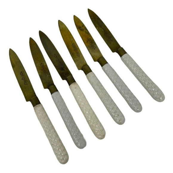 Uchatius Kitchen 6 Antique Uchatius Bronce Fruit Knives 92s Poshmark